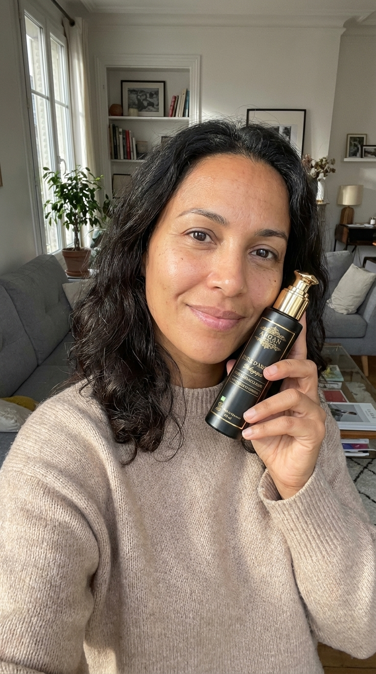 Témoignage huile d’argan visage