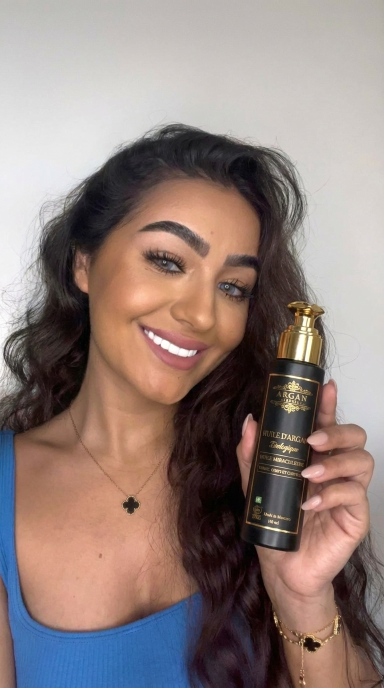 Résultat huile d’argan visage